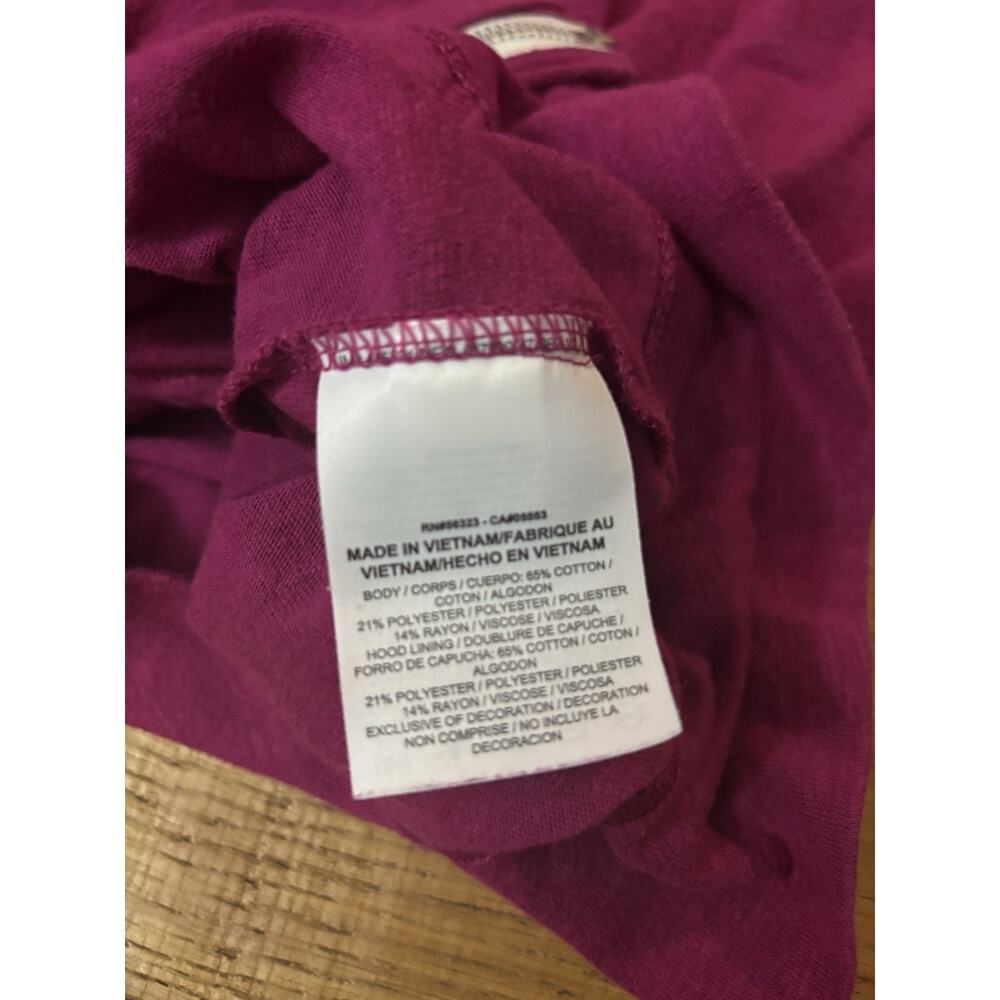 Nike Women's Full Zip Hoodie Magenta Pink Lightweight Sportswear Sz XL - Picture 5 of 6